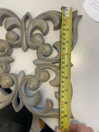 Decoración pared flor y marco