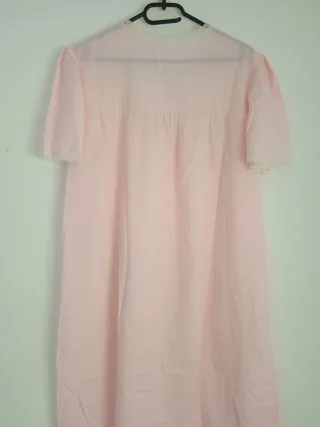 Pijama vintage algodón rosa Talla M