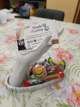 Mano porta vaso sospeso decorazione