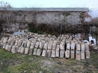 Tejas antiguas de barro