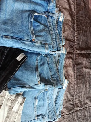 Lote 5 Pantalones Mango Talla 46 Anchos