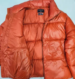 Piumino Abercrombie & Fitch Arancione Taglia S