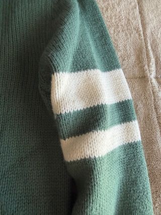 Jersey Zara Verde Rayas unisex