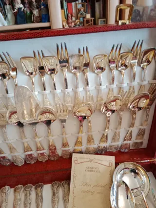 Cubertería Baño Plata 800