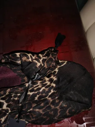 Sciarpa fantasia maculata leopardata