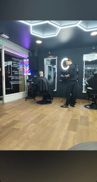 Una barbería