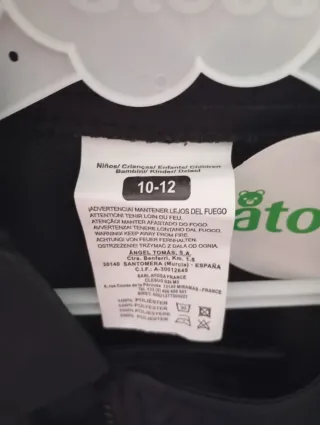 Disfraz Chaqueta y Gafas Atosa Talla 10-12