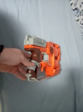 Pistola de Juguete Naranja y Marrón