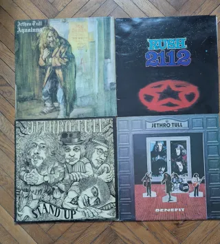 Lotto 4 Vinili Jethro Tull & Rush