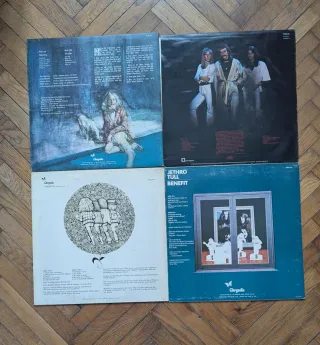 Lotto 4 Vinili Jethro Tull & Rush