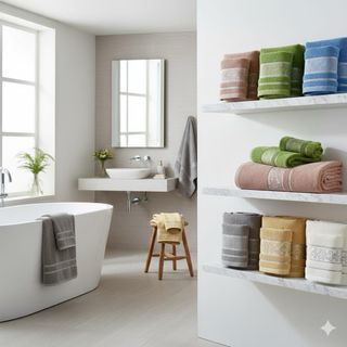 Set Asciugamani 12 Pezzi