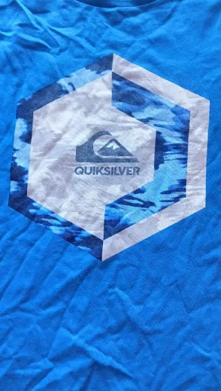 Camiseta Quiksilver niño azul