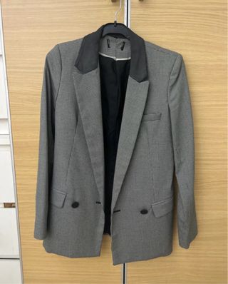 Blazer Mango Gris