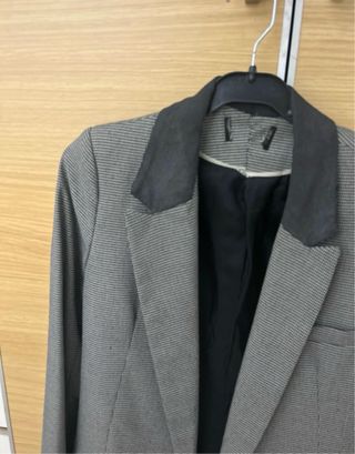 Blazer Mango Gris