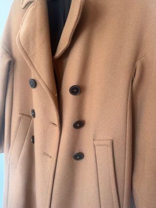 Abrigo Zara Marrón Talla Única
