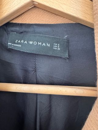 Abrigo Zara Marrón Talla Única