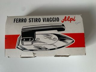 Ferro da stiro da viaggio Alpi vintage