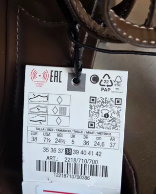 Zapatos destalonados Zara marrones