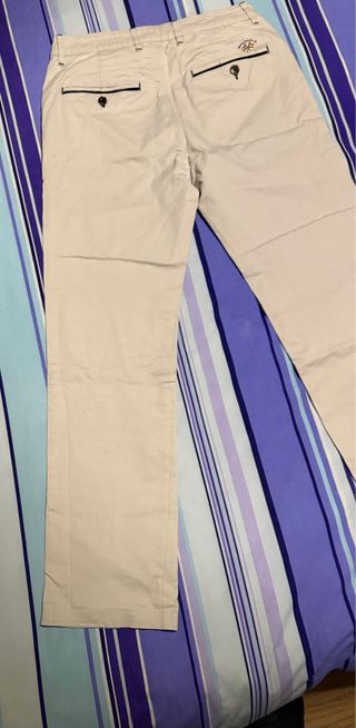 Pantalón chino Spagnolo beige Talla 38