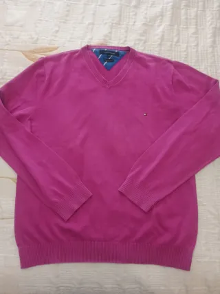 Jersey Tommy Hilfiger Hombre Talla XL Rosa