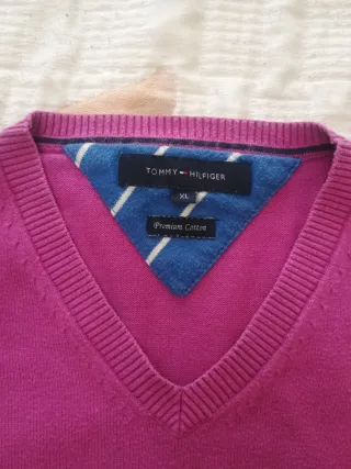 Jersey Tommy Hilfiger Hombre Talla XL Rosa