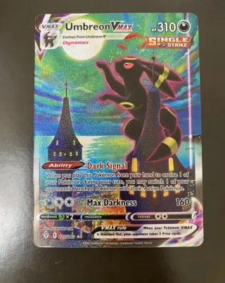 Carta Pokémon Umbreon VMAX