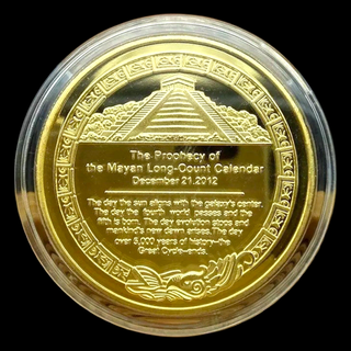 MONEDA CALENDARIO MAYA 21-12-2012