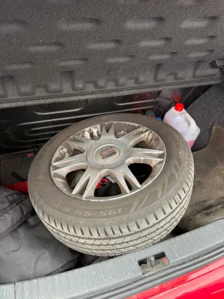 Llanta 7 radios Seat Ibiza + neumático nuevo