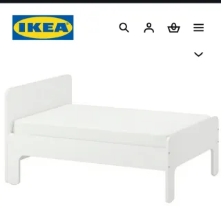 Cama infantil IKEA blanca