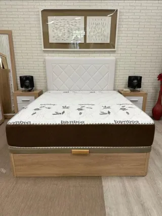 Pack matrimonio cabezal colchon canape