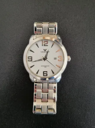 Reloj Viceroy plateado y blanco