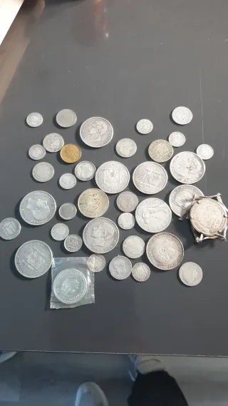 Lote de monedas antiguas