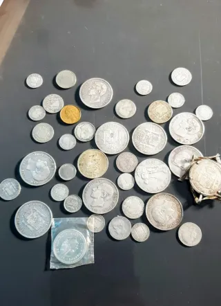 Lote de monedas antiguas