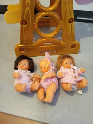 Noria Barriguitas con 3 muñecas