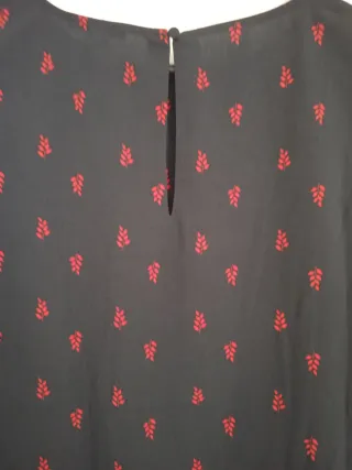 Blusa sin mangas azul y roja Talla XL