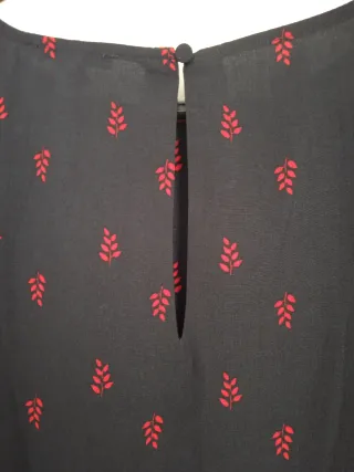 Blusa sin mangas azul y roja Talla XL