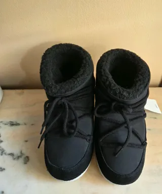 Botas de nieve Mango negras. Número 35- 36