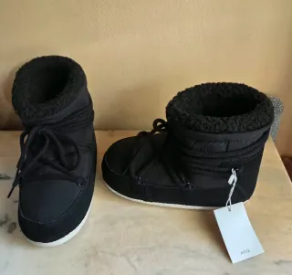 Botas de nieve Mango negras. Número 35- 36