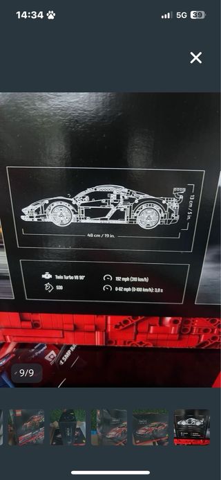 LEGO Ferrari 488 GTE sigillato 42125