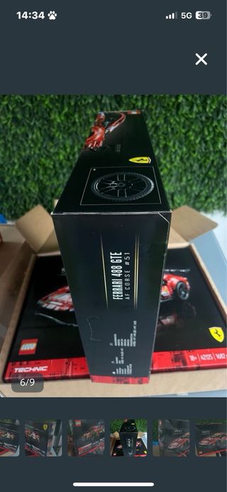 LEGO Ferrari 488 GTE sigillato 42125