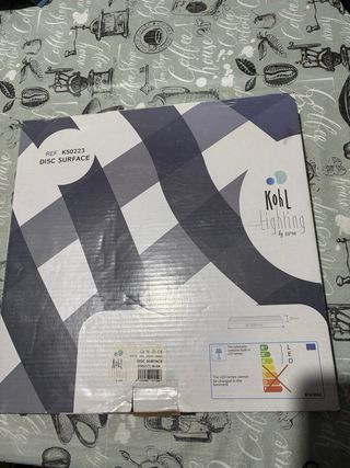 Plafón LED empotrable redonda