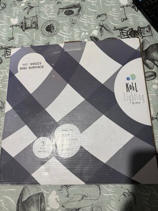 Plafón LED empotrable redonda