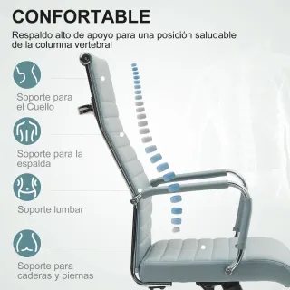 Silla de Oficina Giratoria Respaldo Alto