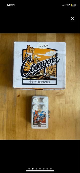 Pedal guitarra EHX Canyon