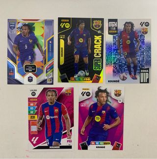 Lote 5 cromos Jules Koundé Panini