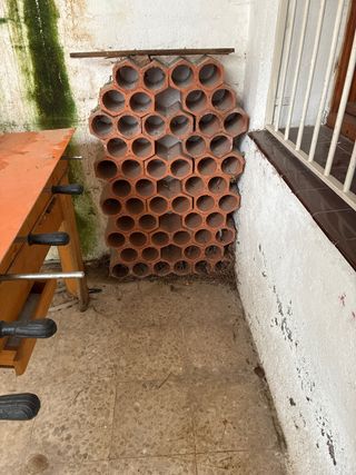 Ladrillo botellero hexagonal