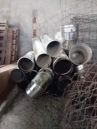 Tubos de extracción de acero inoxidable