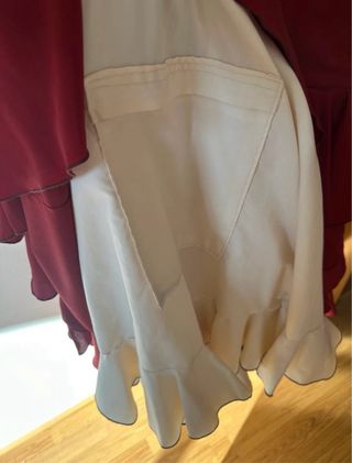 Traje Flamenca Burdeos/Vino con Bolsillo