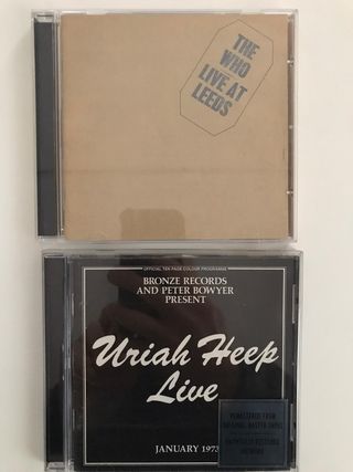 The WHO e Uriah Heep LIVE CD