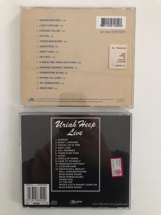 The WHO e Uriah Heep LIVE CD